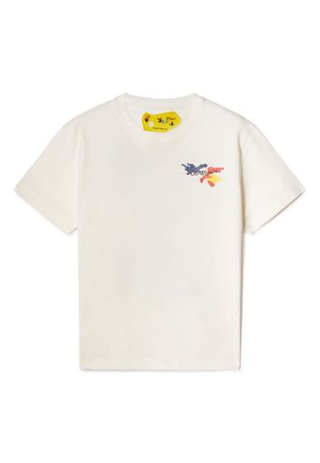 Off-White Kids T-shirt con stampa Arrows - Bianco