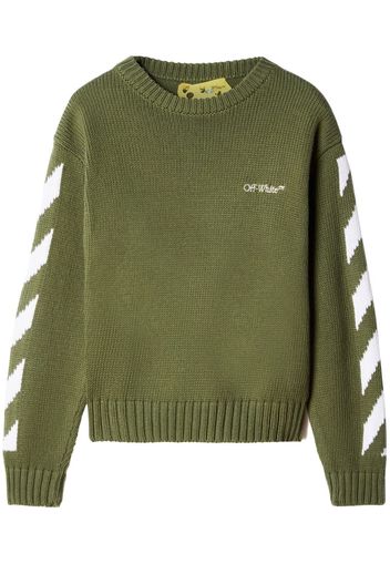 Off-White Kids Maglione Arrows - Verde