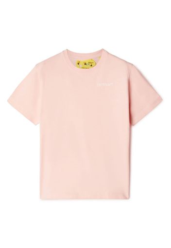 Off-White Kids T-shirt con stampa - Rosa