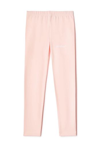 Off-White Kids Leggings con dettaglio a righe - Rosa