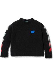 Off-White Kids Maglione con stampa Arrows - Nero