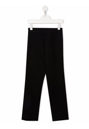 Off-White Kids OFF WHITE TRACK PANT BLACK RED - Nero