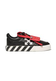 Off-White Kids LOW VULCANIZED CALF LEATHER BLACK WHITE - Nero