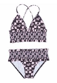 Off-White Kids MONOGRAM BIKINI BLACK PINK - Nero