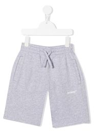 Off-White Kids Monster Arrow jersey shorts - Grigio