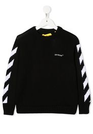 Off-White Kids Rubber Arrow crew-neck sweatshirt - Nero