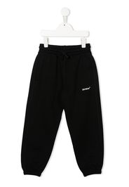 Off-White Kids Monster arrow-print track pants - Nero