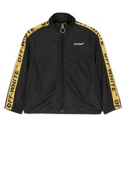 Off-White Kids logo-trim jacket - Nero