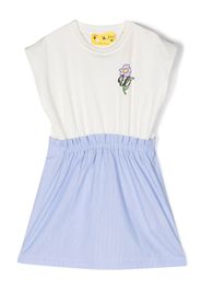 Off-White Kids graphic-print sleeveless dress - Bianco