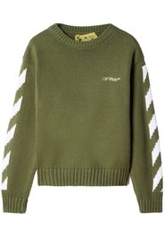 Off-White Kids Maglione Arrows - Verde