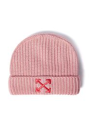 Off-White Kids Guanti con motivo Arrows - Rosa