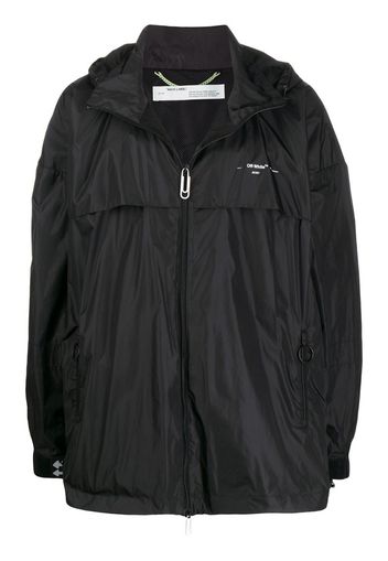 WINDBREAKER BLACK WHITE