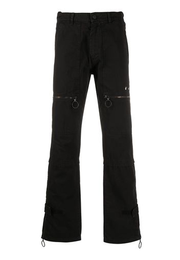 Off-White Jeans taglio straight con tasche - 1001 BLACK WHITE