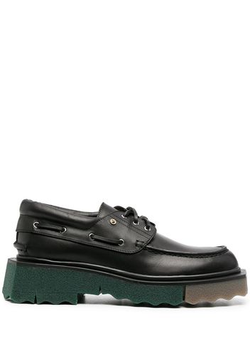 Off-White SPONGE BOAT SHOES BLACK NO COLOR - Nero