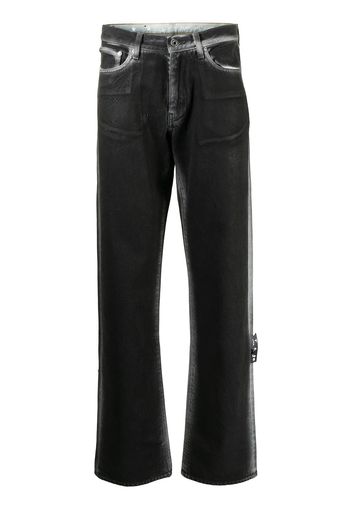 Off-White Jeans dritti - 1001 BLACK WHITE