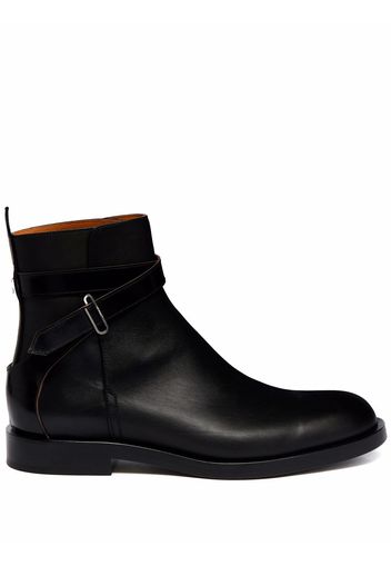 Off-White paperclip detail ankle boots - Nero