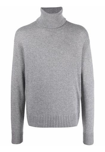 Off-White OFF BASIC KNIT TURTLENECK MEDIUM GREY M - Grigio