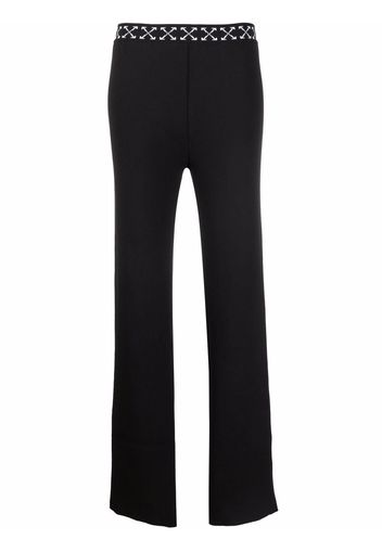 Off-White BOLD PANT BLACK WHITE - Nero