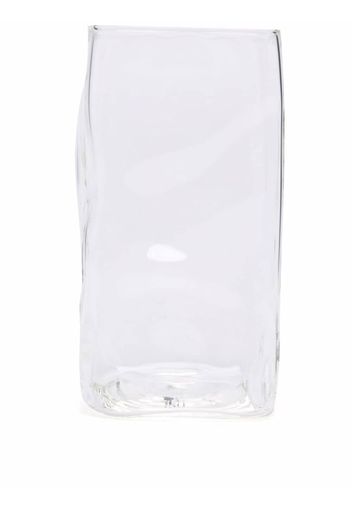 Off-White crumple logo glass - Bianco