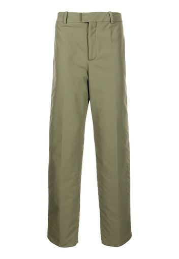 Off-White Pantaloni a gamba ampia - Verde