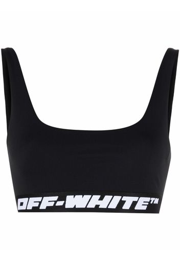 Off-White ATHL LOGO BAND BRA BLACK NO COLOR - Nero