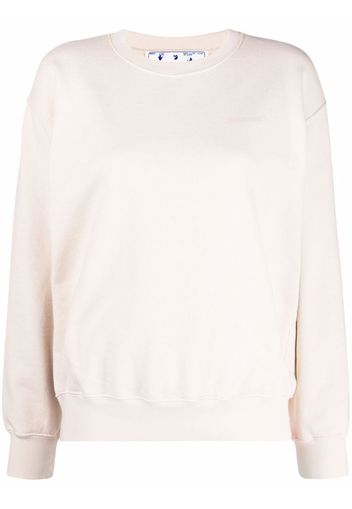 Off-White DIAG REGULAR CREWNECK BEIGE BEIGE - Toni neutri