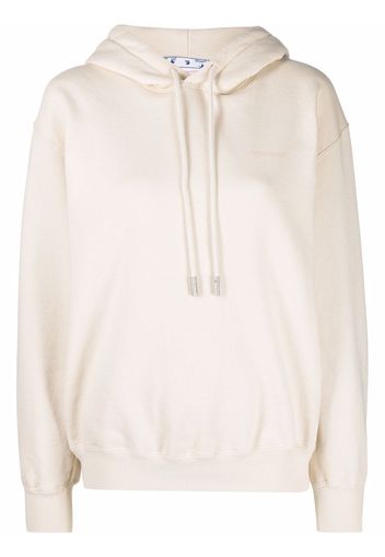 Off-White DIAG REGULAR HOODIE BEIGE BEIGE - Toni neutri