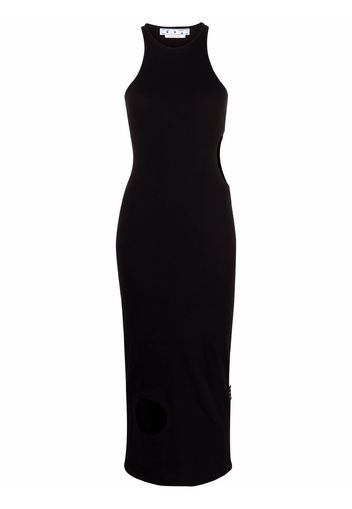 Off-White METEOR RIBBED ROWING L DRESS BLACK NO CO - Nero