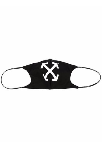 Off-White Arrows print face mask - Nero