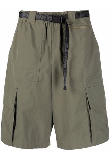 Off-White INDUST CARGO SHORTS ARMY GREEN DARK GREY - Verde