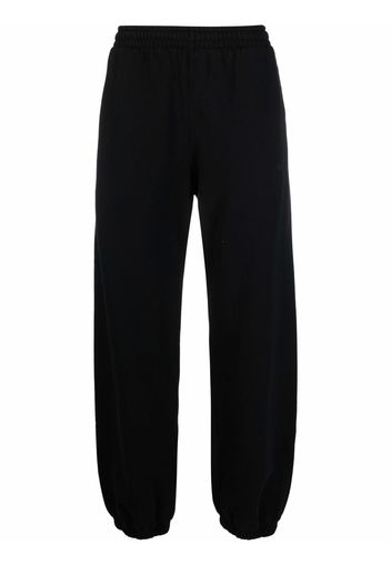 Off-White Pantaloni sportivi con righe diagonali - Nero