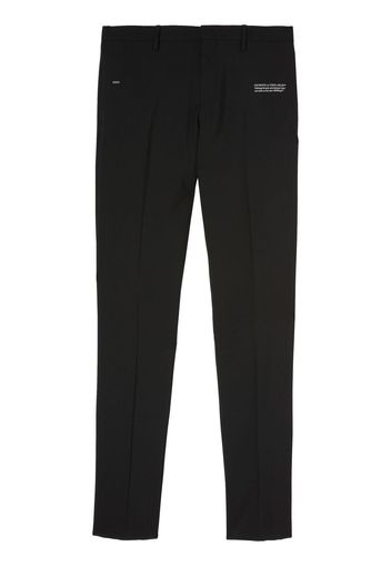 Off-White CORP SKINNY PANT BLACK WHITE - Nero