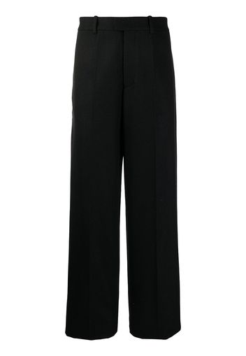 Off-White Pantaloni sartoriali con vita media - Nero