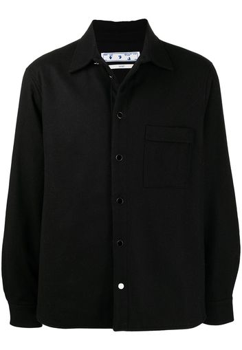 Off-White long-sleeve shirt jacket - Nero