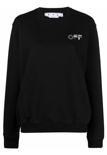 Off-White Arrows-print logo sweatshirt - Nero