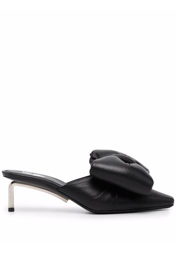 Off-White Mules Allen con tacco alto - Nero