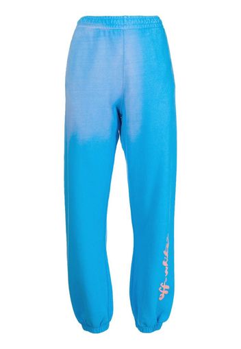 Off-White Pantaloni sportivi con stampa - Blu