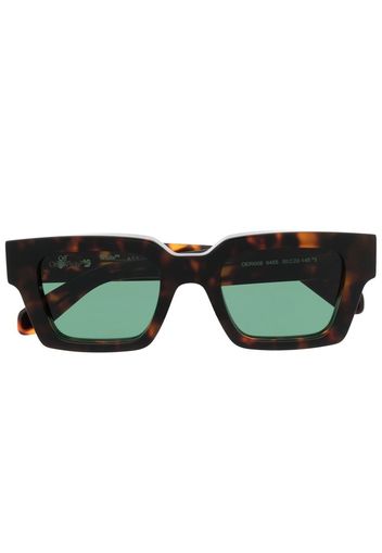 Off-White Virgil square-frame sunglasses - Marrone