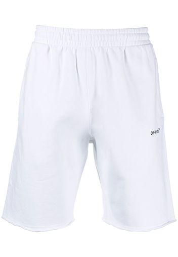 Off-White Shorts sportivi con banda laterale - Bianco