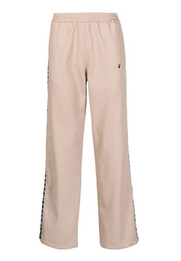 Off-White monogram band track pants - Marrone