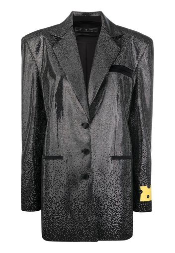 Off-White Bling embellished single-breasted blazer - Nero