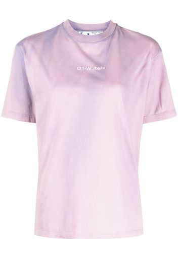 Off-White logo-print short-sleeve T-shirt - Rosa