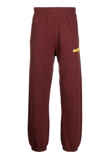 Off-White Thunder Stable track pants - Rosso