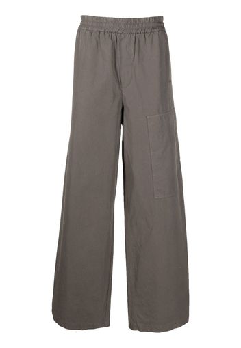 OFF-WHITE Bounce wide-leg trousers - GREY