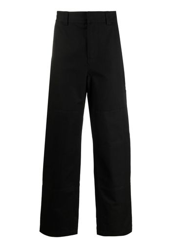 Off-White Diag Stripe straight-leg trousers - Nero