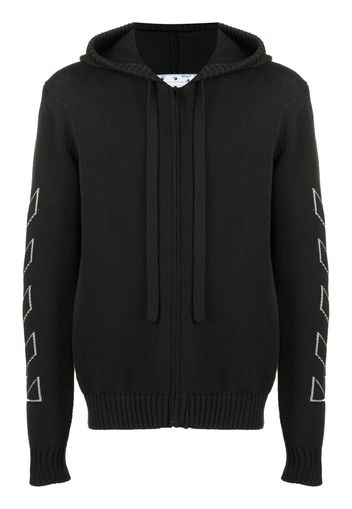 Off-White Felpa con zip - Nero