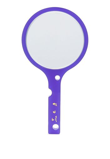 Off-White Meteor logo-print hand mirror - Viola