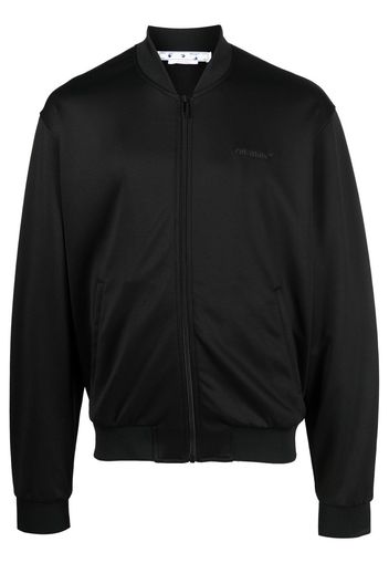 Off-White zip-fastening bomber jacket - Nero