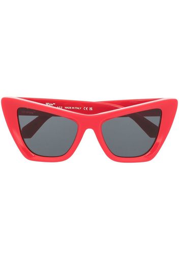 Off-White Arrows cat-eye sunglasses - Rosso