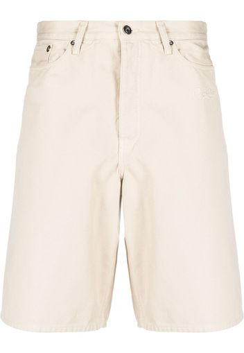 Off-White Wave Off canvas shorts - Toni neutri